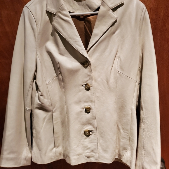 Leather blazer - Picture 1 of 3